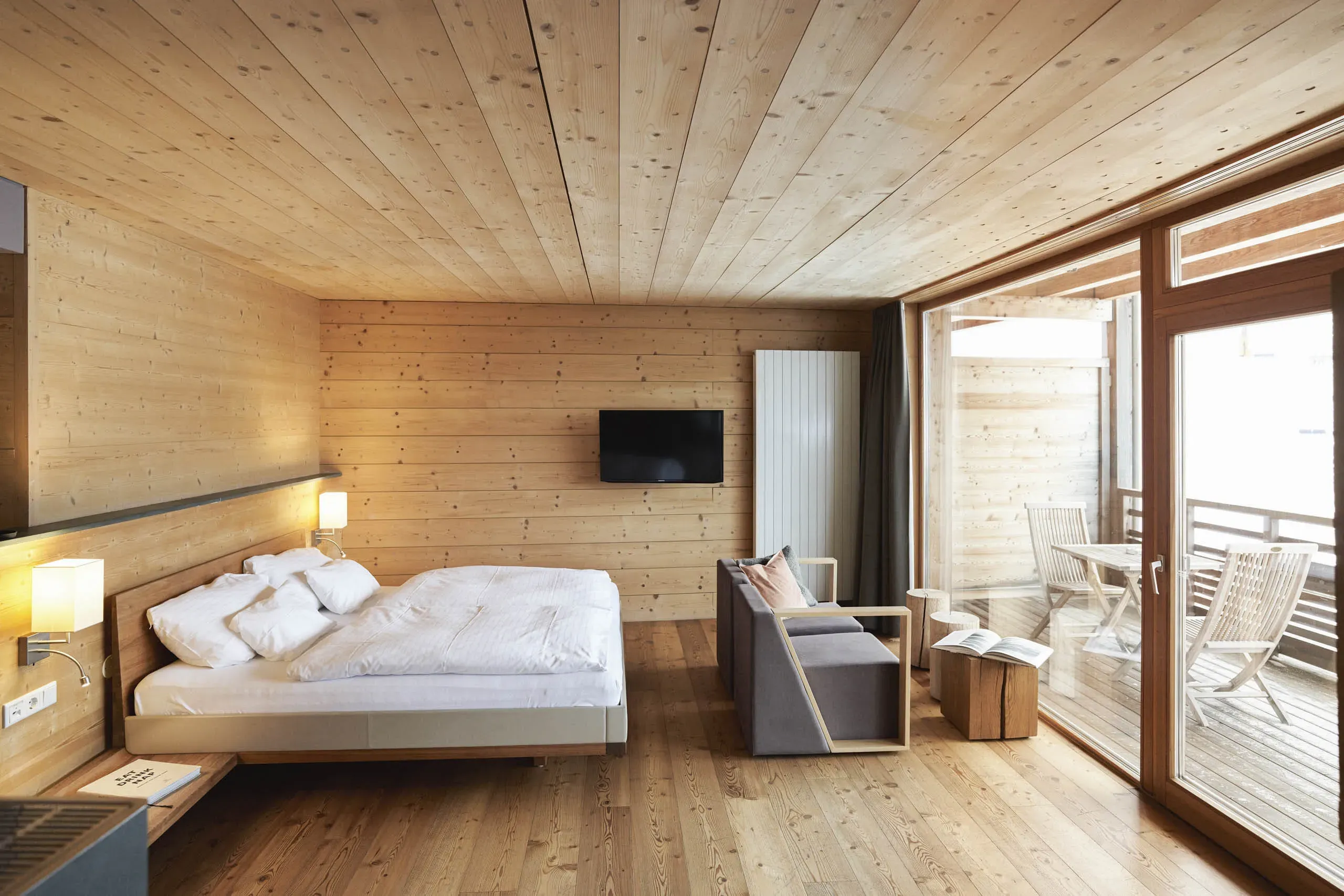 Chambre en bois de lune